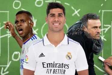 Luis Enrique utilizó al de Mallorca en un lugar del campo distinto al que suele ocupar.