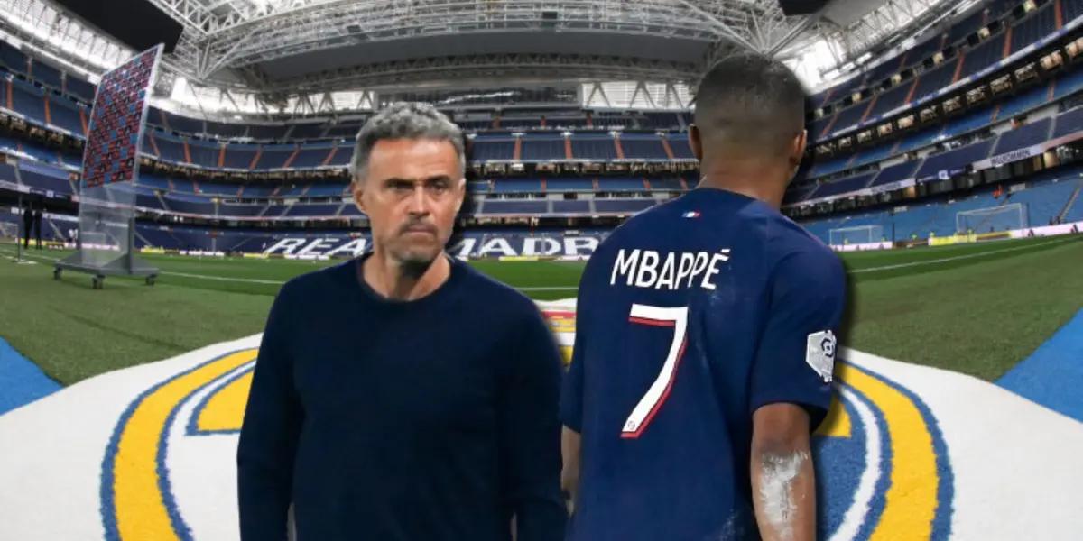 Luis Enrique y Kylian Mbappé, del PSG