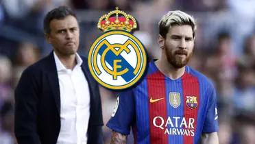 Luis Enrique y Lionel Messi en el FC Barcelona