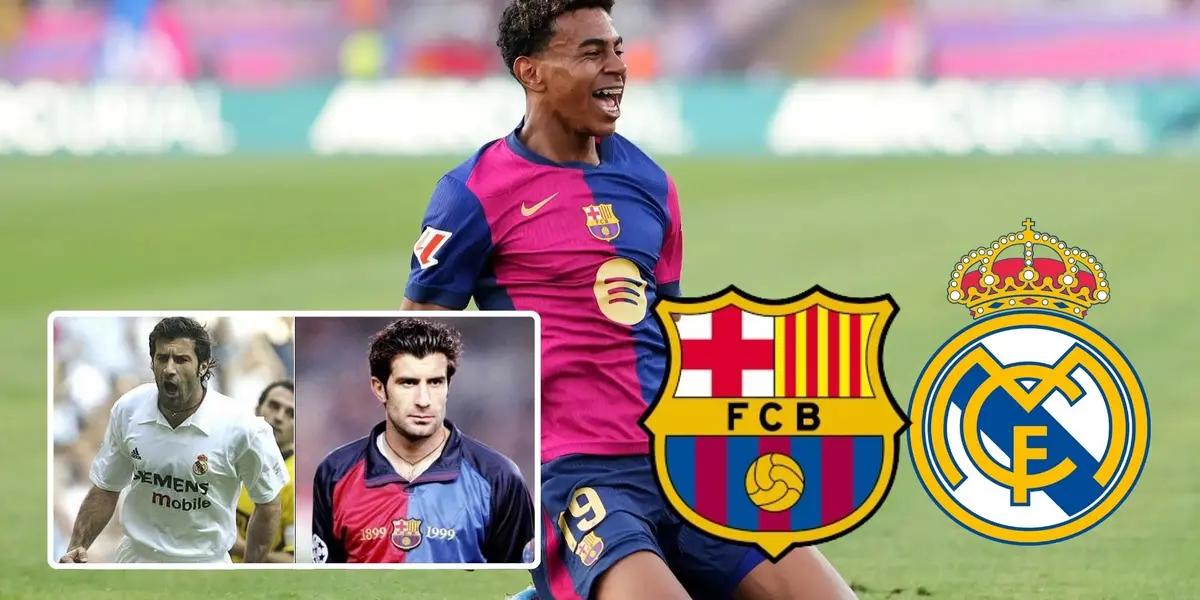 Luis Figo - Lamine Yamal (Foto: FC Barcelona)