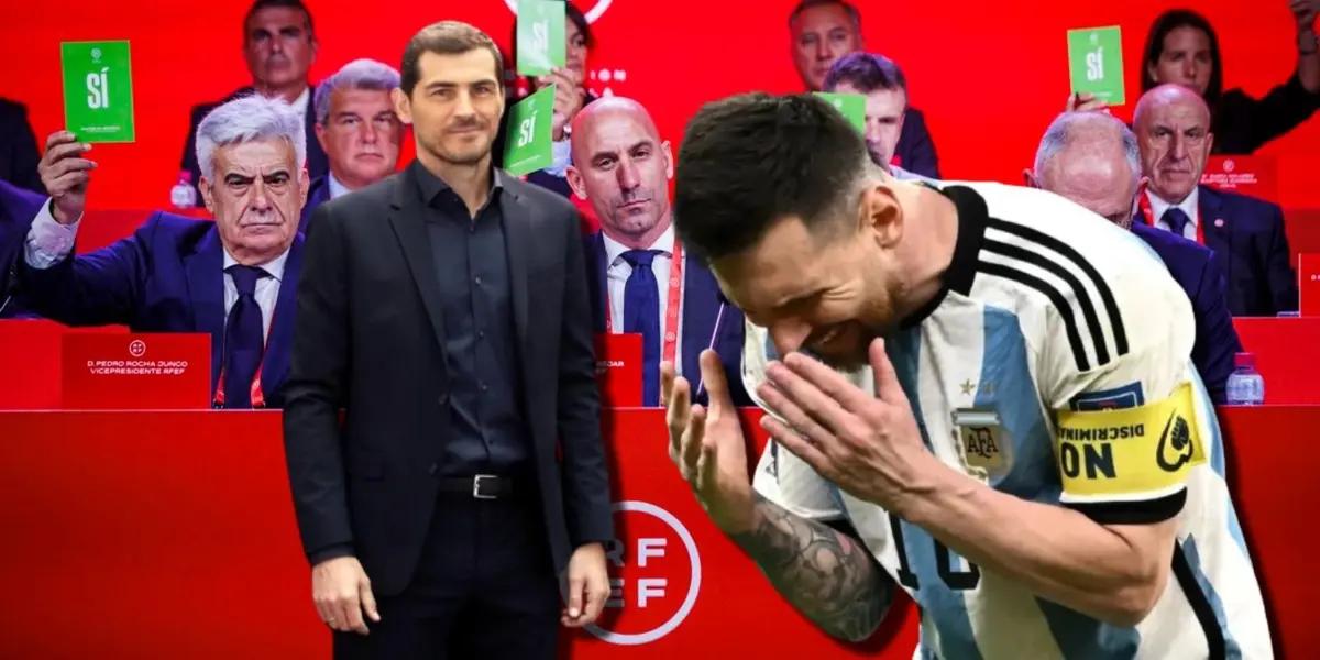 Luis Rubiales dejó el puesto de presidente de la RFEF y apareció un nuevo nombre, pero no es Iker Casillas