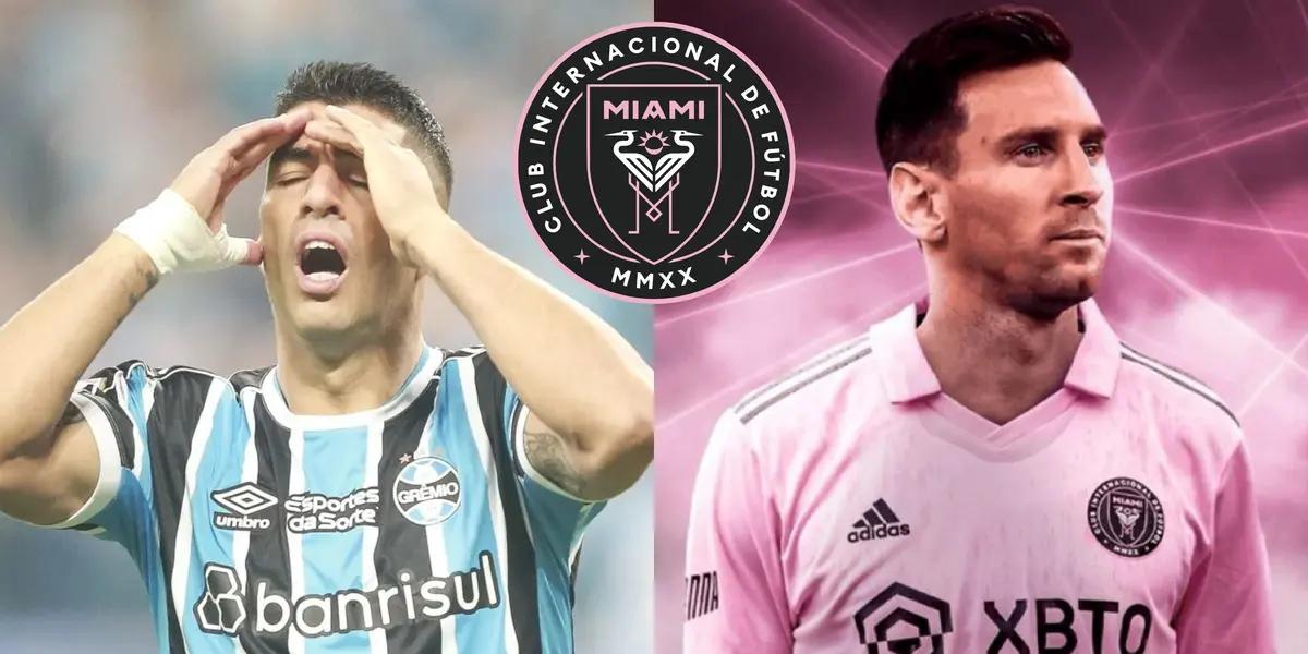 Luis Suárez confirmó que es imposible llegar a Inter de Miami pero Lionel Messi si se dará el gusto de jugar con este crack