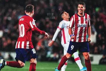 Luis Suarez habló del posible arribo de Lionel al conjunto Colchonero.