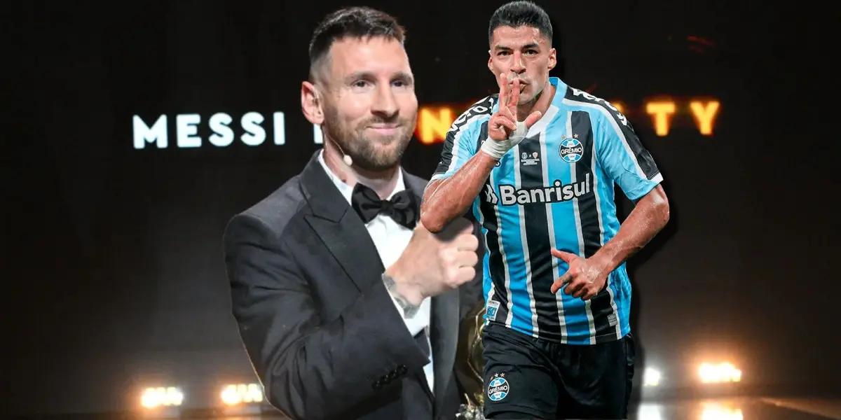 Luis Suárez le mandó un mensaje a Lionel Messi, luego que ganará el Balón de Oro y le puso otro apodo