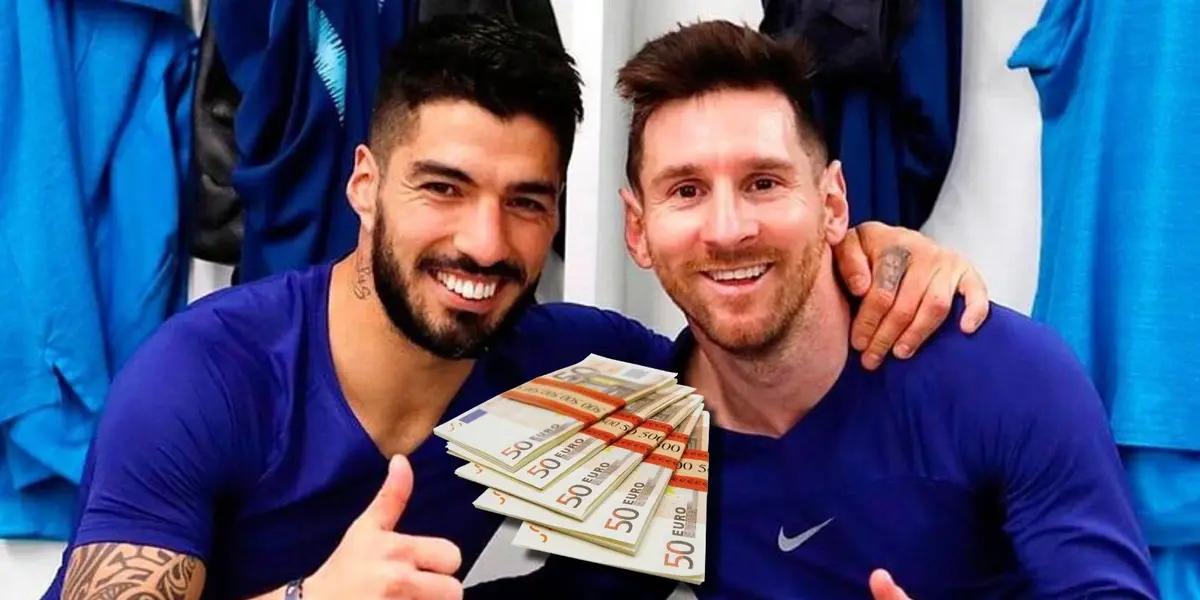 Luis Suárez llegará a Inter Miami, para sumarse con Lionel Messi en el plante de la MLS, pero con un sueldo bajo