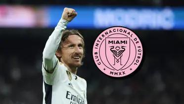 Luka Modric celebrando un gol en el Real Madrid