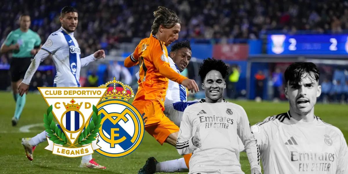 Luka Modriç - Endrick - Raúl Asencio (Foto: X)