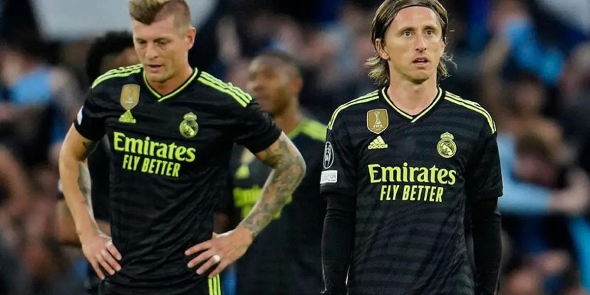 Luka Modric y Toni Kroos, en el Real Madrid