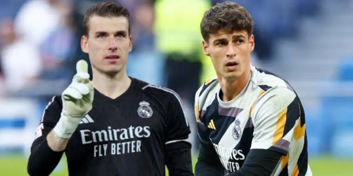 Lunin y Kepa, los dos porteros del Real Madrid