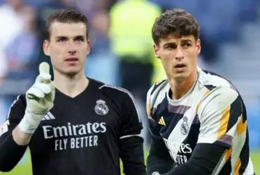Lunin y Kepa, los dos porteros del Real Madrid