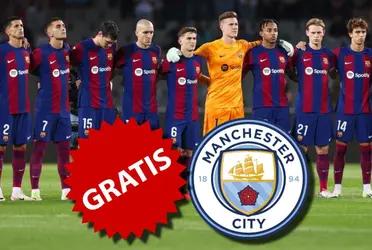 Manchester City no se duerme en los laureles, por este jugador que dijo que le gustaría ponerse la camiseta del FC Barcelona