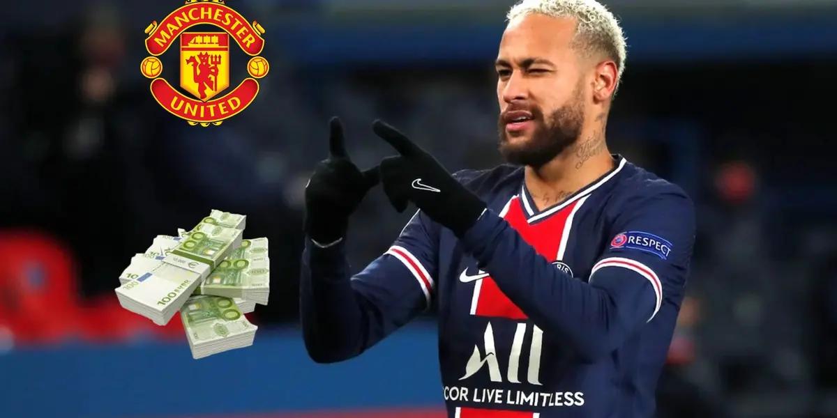 Manchester United quiere a Neymar que no la pasa bien en PSG y esta sería la respuesta del crack brasilero