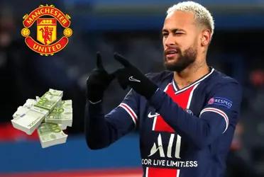Manchester United quiere a Neymar que no la pasa bien en PSG y esta sería la respuesta del crack brasilero