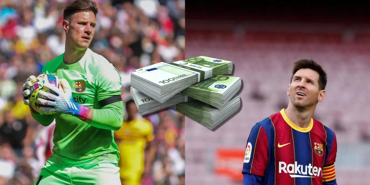 Marc-André ter Stegen negocia su renovación pero en caso de no darse cuenta Lionel Messi ya tiene su preferido