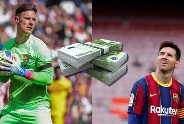 Marc-André ter Stegen negocia su renovación pero en caso de no darse cuenta Lionel Messi ya tiene su preferido