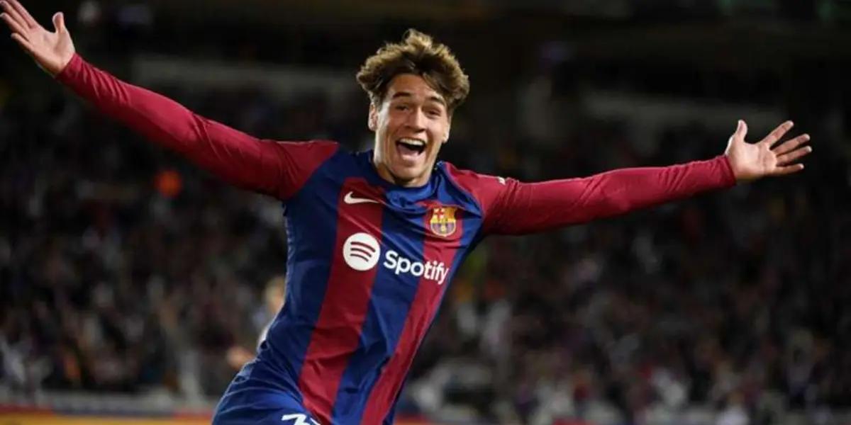 Marc Guiu y lo que pasará con su futuro, ahora que llega Vítor Roque al FC Barcelona