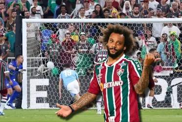 Marcelo regaló el balón que derivó en el gol de Julián Álvarez, en la final del City vs Fluminense, y así reaccionaron los brasileños