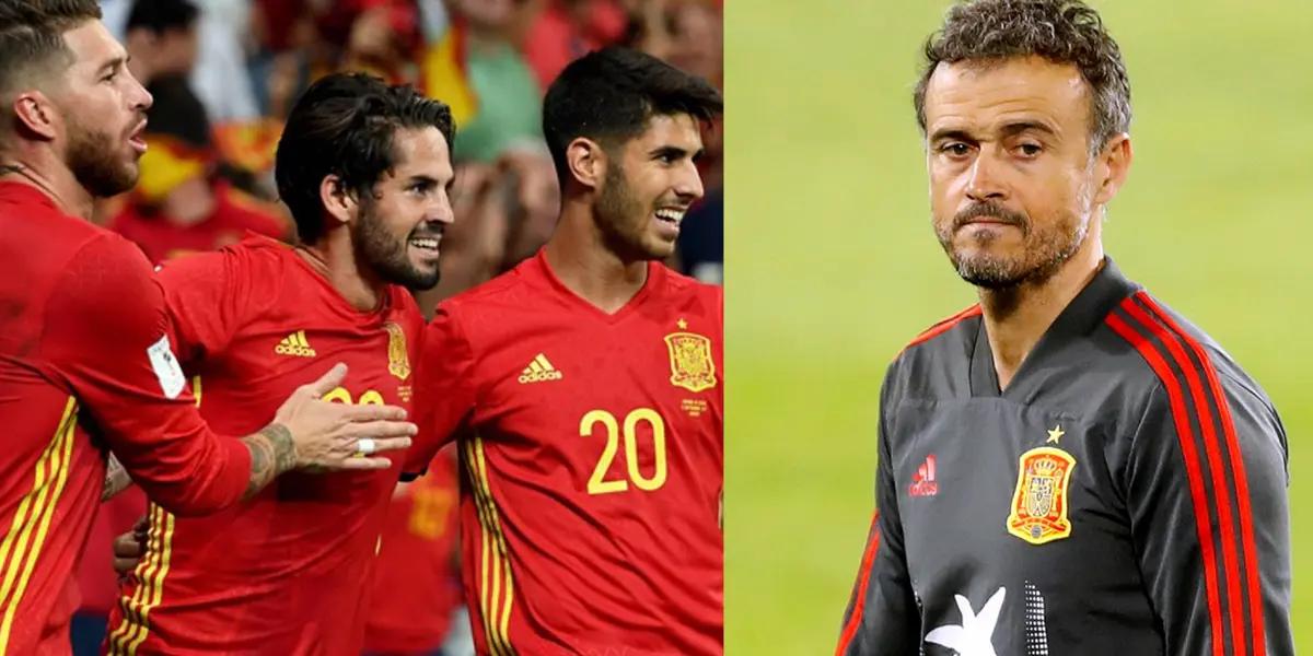 Marco Asensio es uno de los principales apuntados en la Selección de España, sin embargo para el entrenador, su puesto es indiscutido.