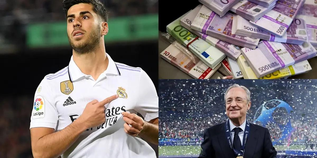 Marco Asensio saldría del Real Madrid para darle lugar a una figura del fútbol italiano.