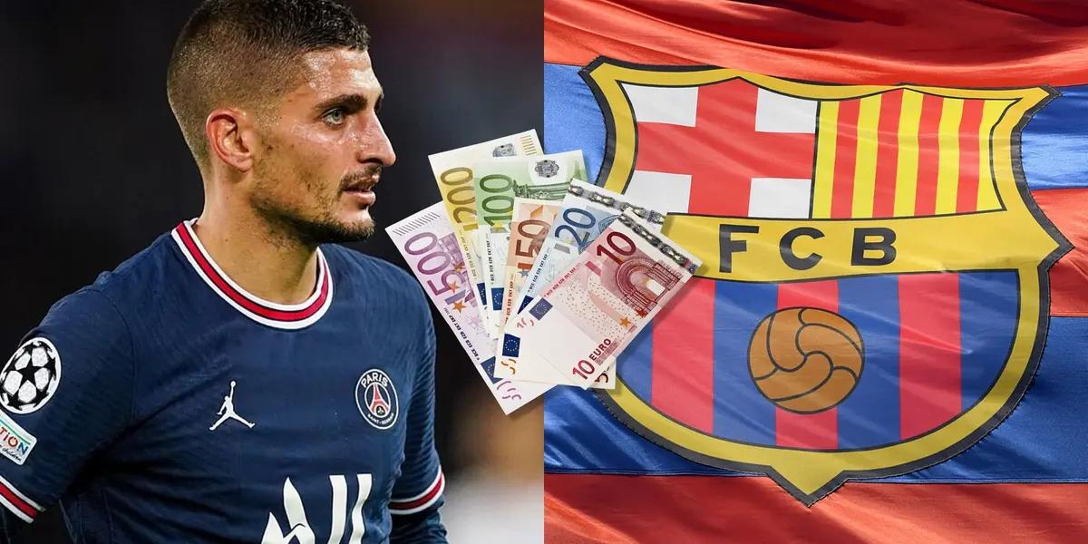 Marco Verratti quiere continuar jugando al lado de Lionel Messi y estaría dispuesto a recibir este salario con tal de hacerlo