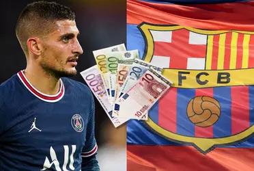 Marco Verratti quiere continuar jugando al lado de Lionel Messi y estaría dispuesto a recibir este salario con tal de hacerlo