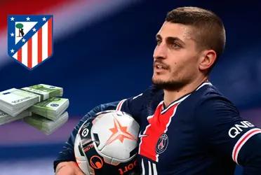 Marco Verratti suena fuerte en Atlético de Madrid y podía llegar por esta cifra de dinero