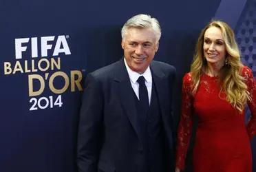 Mariann Barrena es la segunda esposa de Carlo Ancelotti, de bajo perfil, la empresaria Canadiense tiene desendencia española y acompaña siempre muy elegante al entrenador del Real Madrid.
