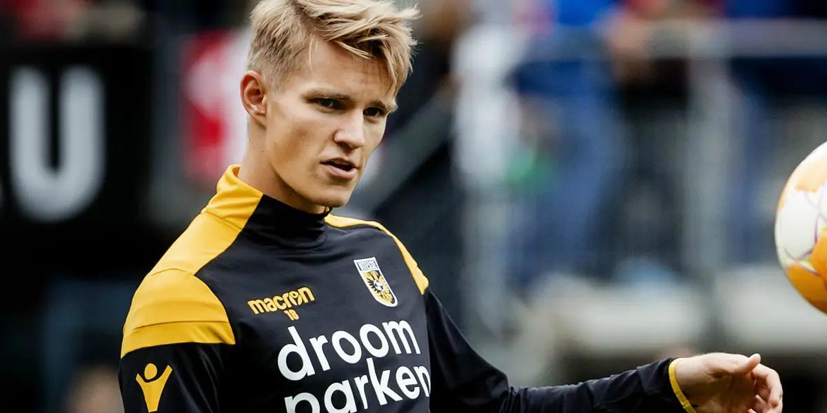 Martin Odegaard busca la titularidad con Ancelotti.