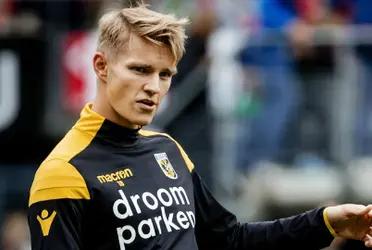 Martin Odegaard busca la titularidad con Ancelotti.