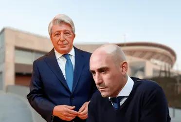 Más voces dentro de LaLiga están dando sus opiniones sobre el beso entre Rubiales y Jenni Hermoso. Ahora le tocó al presidente del Atléti