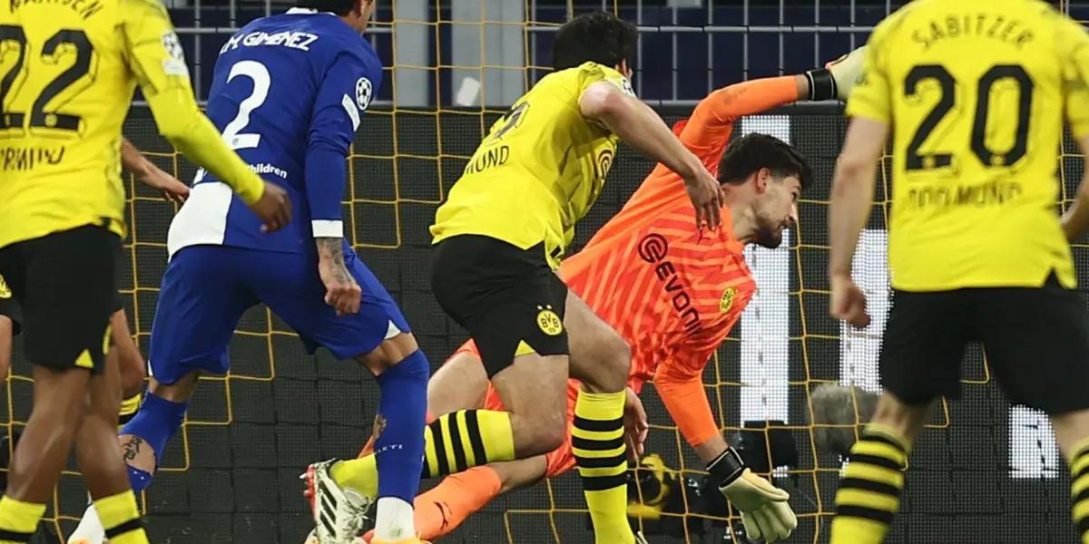 Matt Hummels anota un autogol en los cuartos de final de Borussia Dortmund y Alético Madrid