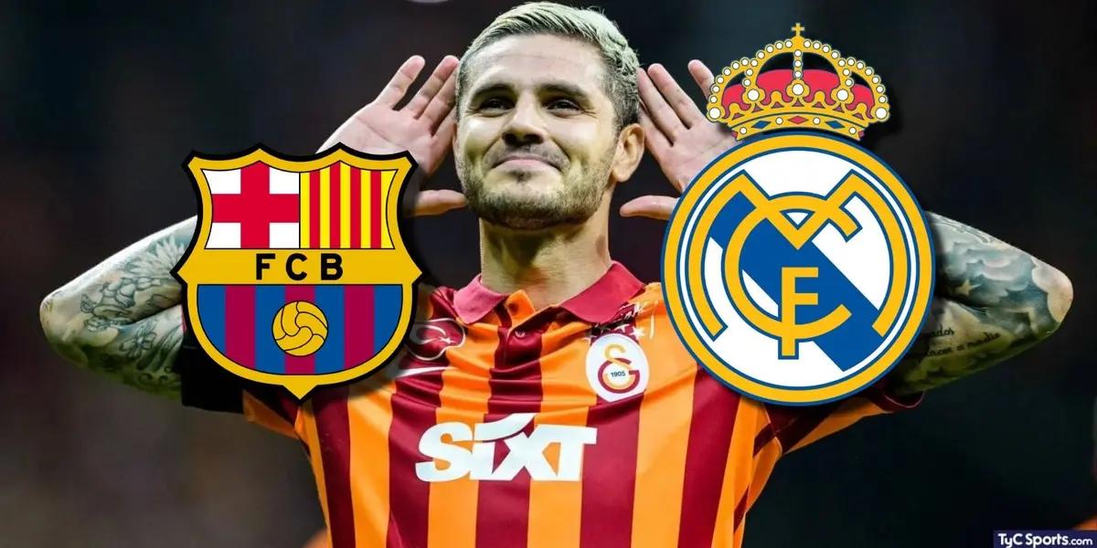 Mauro Icardi es el delantero elegido por el Real Madrid, y años atrás el FC Barcelona lo mandaron por la puerta de atrás
