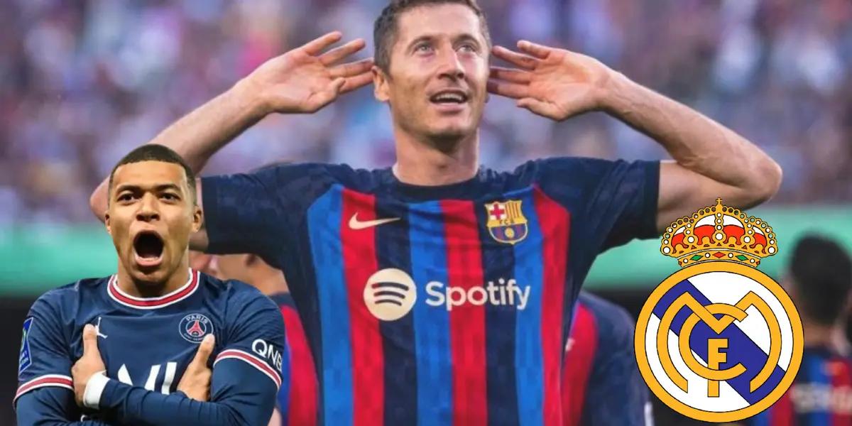 Mbappé a un paso del Real Madrid y este mensaje le da Lewandowski