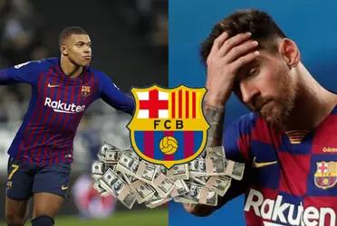 Mbappé podría llegar al Barcelona y cobraría una fortuna.