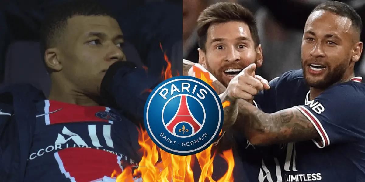 Mbappé con un simple gesto ya habría dicho sobre todo su guerra con Messi y Neymar
