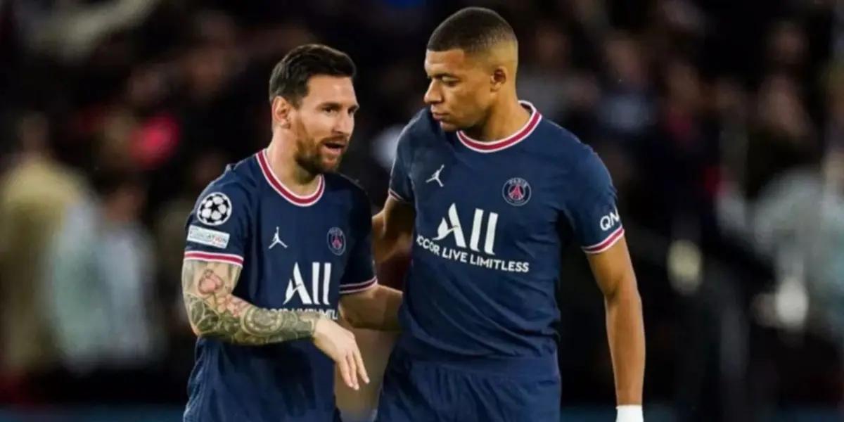 Mbappé y Messi tuvieron problemas en el camerino en el PSG, pero ahora el francés asombró con sus declaraciones