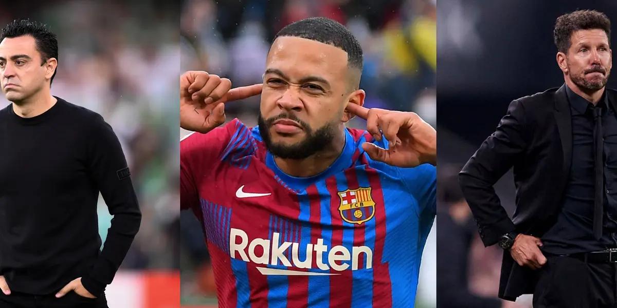 Memphis Depay esta transitando las ultimas horas en el Barza