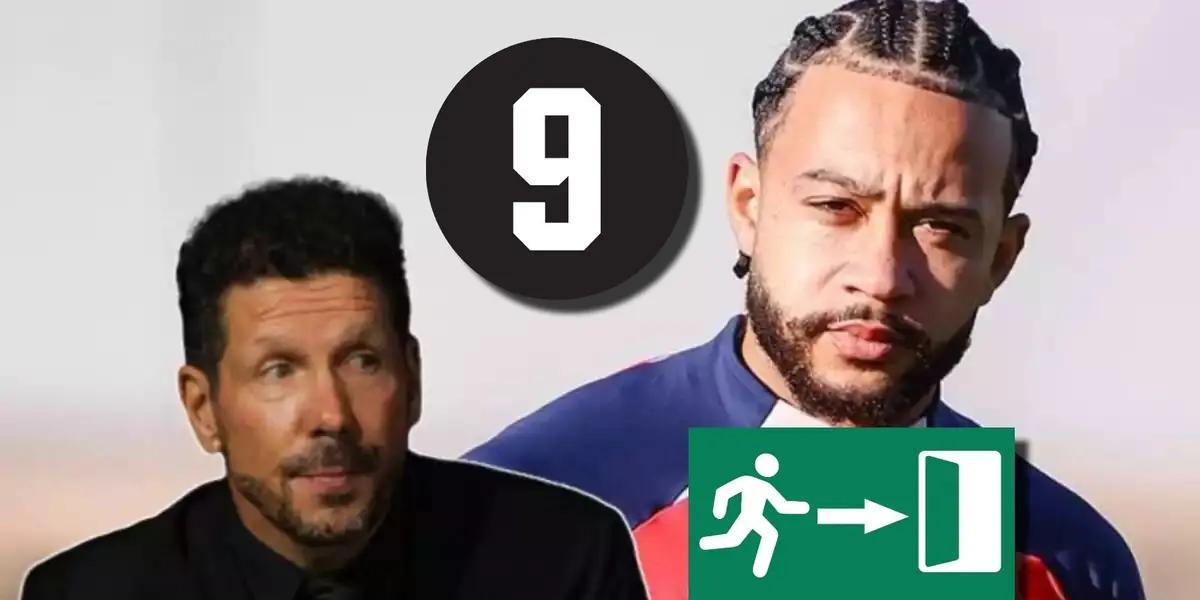 Memphis Depay no ha dado la talla en el Atlético de Madrid y Diego Simeone ya le tiene visto a su reemplazo ideal