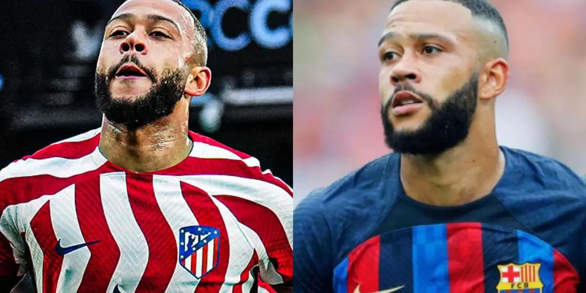 Memphis Depay no quiere perderse el partido ante el FC Barcelona, de donde lo mandaron por la puerta de atrás