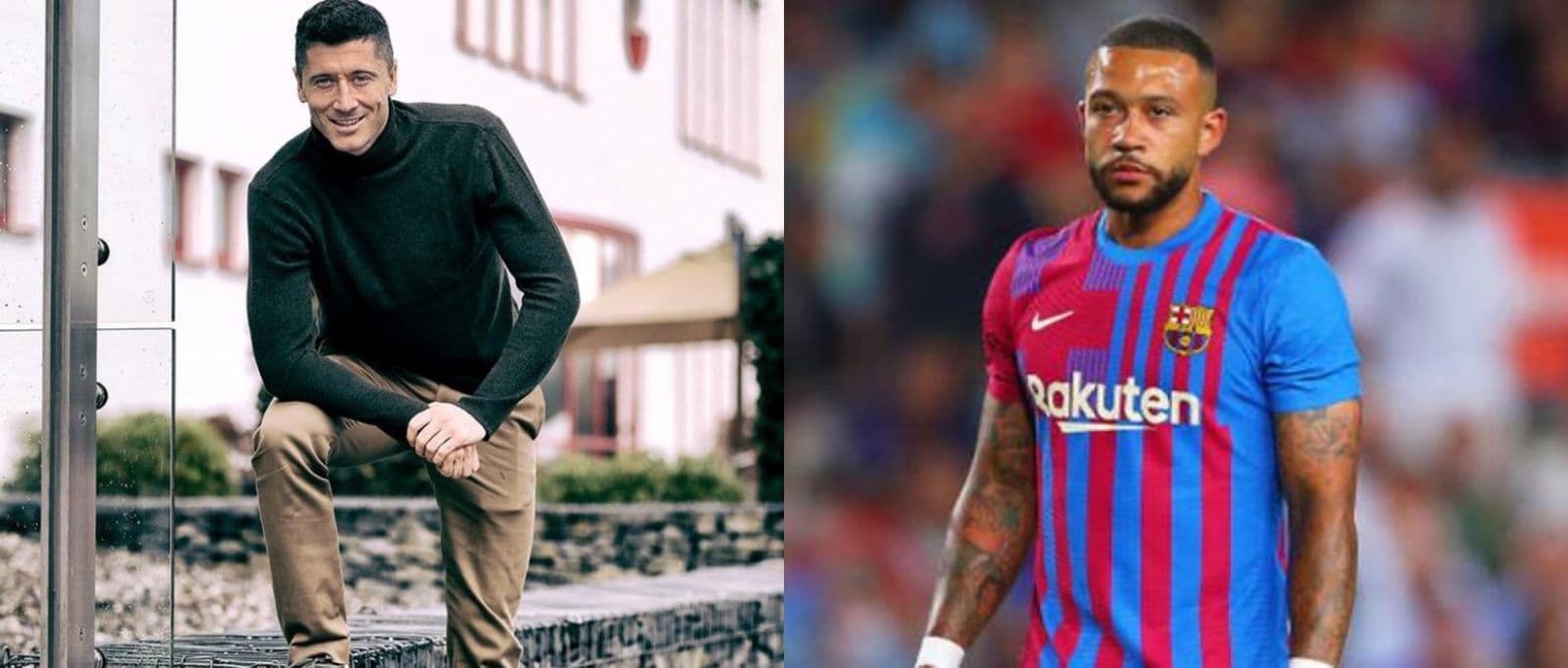 Memphis Depay se sentiría traicionado ya que el Barcelona le dió la dorsal 9 que el usaba a Robert Lewandowski para que el polaco pueda seguir usando su marca RL9.