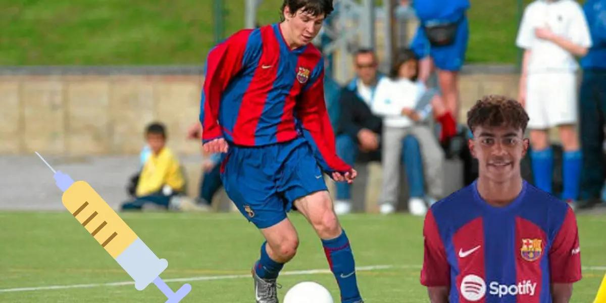 Messi creció gracias a inyecciones, por ésto aumentó 10 cm Lamine Yamal