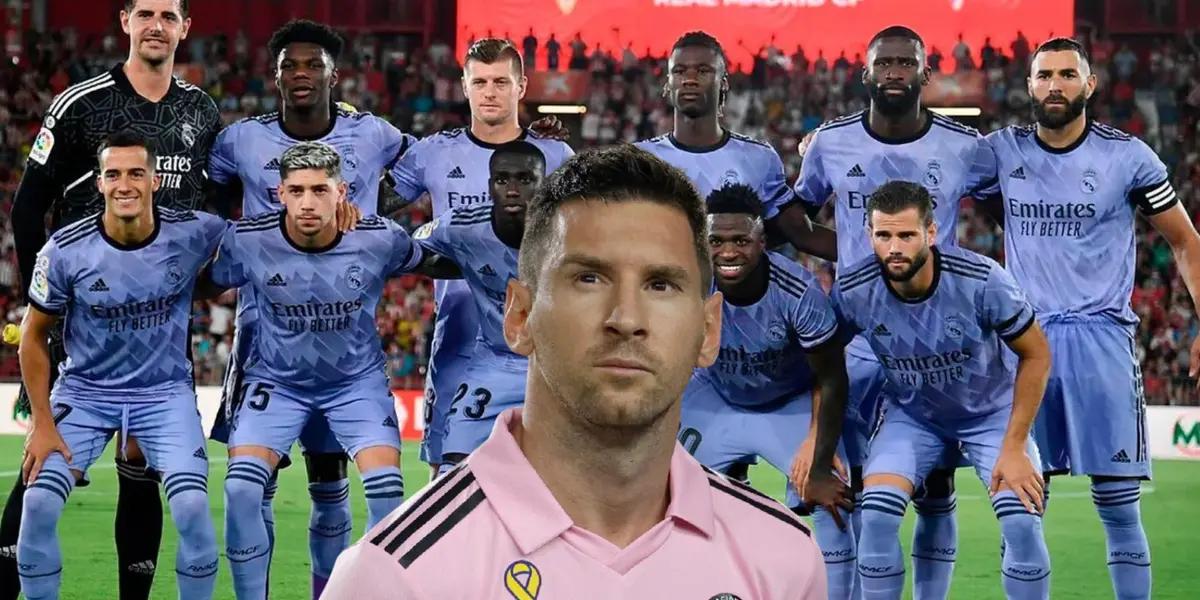 Messi en Inter serio, jugadores de Real Madrid formados