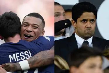 Messi antes de marcharse de la capital francesa habló con Kylian.