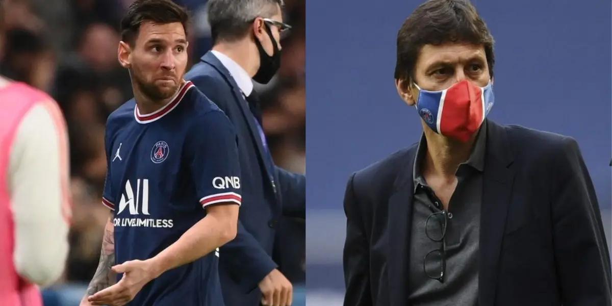 Messi partió del PSG a disputar la doble jornada de las Eliminatorias Sudamericanas clasificatorias para el Mundial de Qatar 2022, y se quebró la relación con Leonardo. Los pormenores de una novela que podría cuestionar la continuidad del argentino.