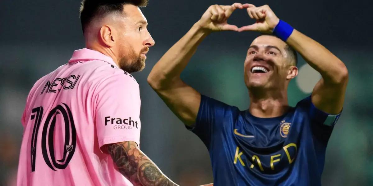 Messi recibe muchísimo menos dinero que Cristiano Ronaldo en Arabia Saudí