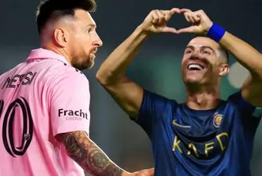 Messi recibe muchísimo menos dinero que Cristiano Ronaldo en Arabia Saudí