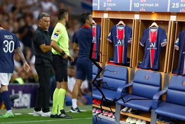 Messi se habría enfurecido con Galtier por algo ocurrido contra Juventus y el vestuario podría entrar en conflicto.