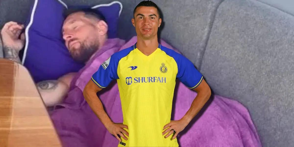 Messi ya no piensa en el fútbol y se fue de vacaciones, mientras Cristiano Ronaldo sigue con su misma ambición por anotar goles