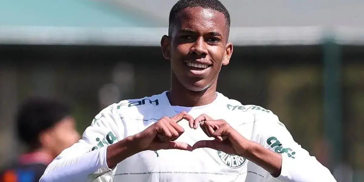 Messinho en un partido con el Palmeiras