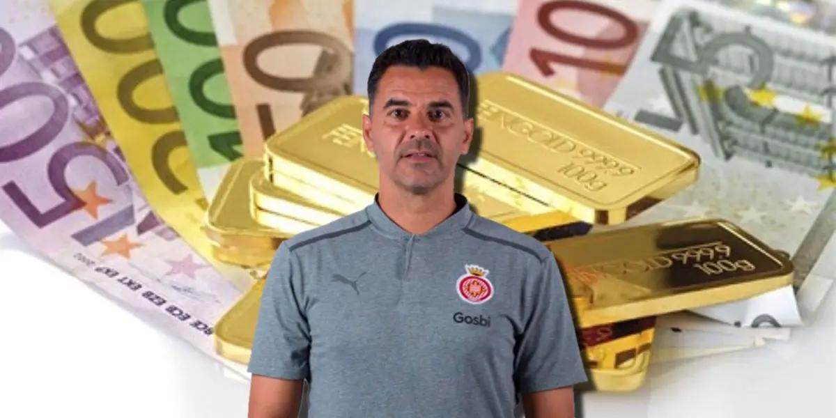 Míchel Sánchez ha realizado un gran papel con el Girona, pero ahora un equipo con mucho dinero se ha fijado en sus servicios